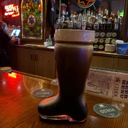 Beer in a boot
