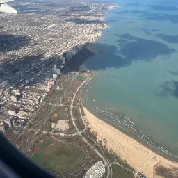 Chicago's North Side As Seen From A Flight