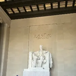 Inside Of The Lincoln Memorial — Washington, District of Columbia, United States