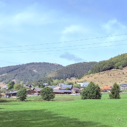 First stop: Bernau-Dorf — Bernau Dorf, Sportplatzstraße, Bernau-Dorf, Innerlehen, Bernau im Schwarzwald, GVV St. Blasien, Lan